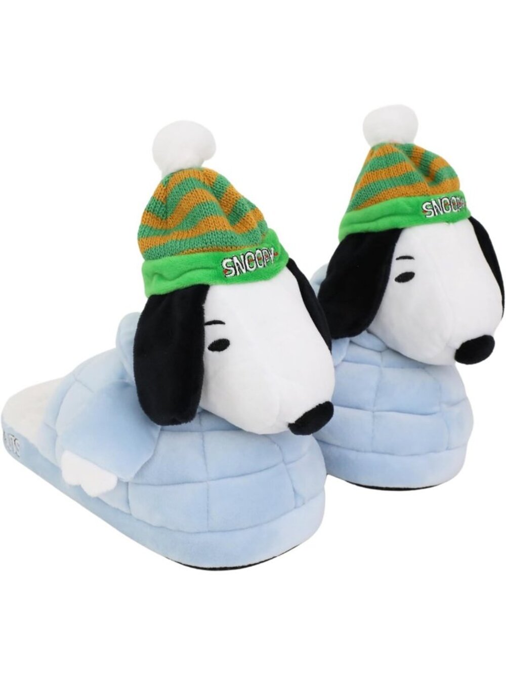 Cozy 3D Snoopy Puffer Slippers for Women | Ground Up Peanuts Plush Footwear